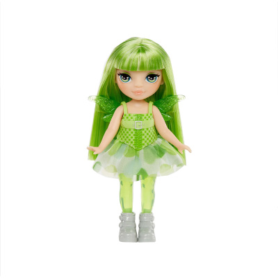 Кукла Фэнтези Литтлс Эмеральд 15 см зеленая с аксессуарами RAINBOW 68378 1